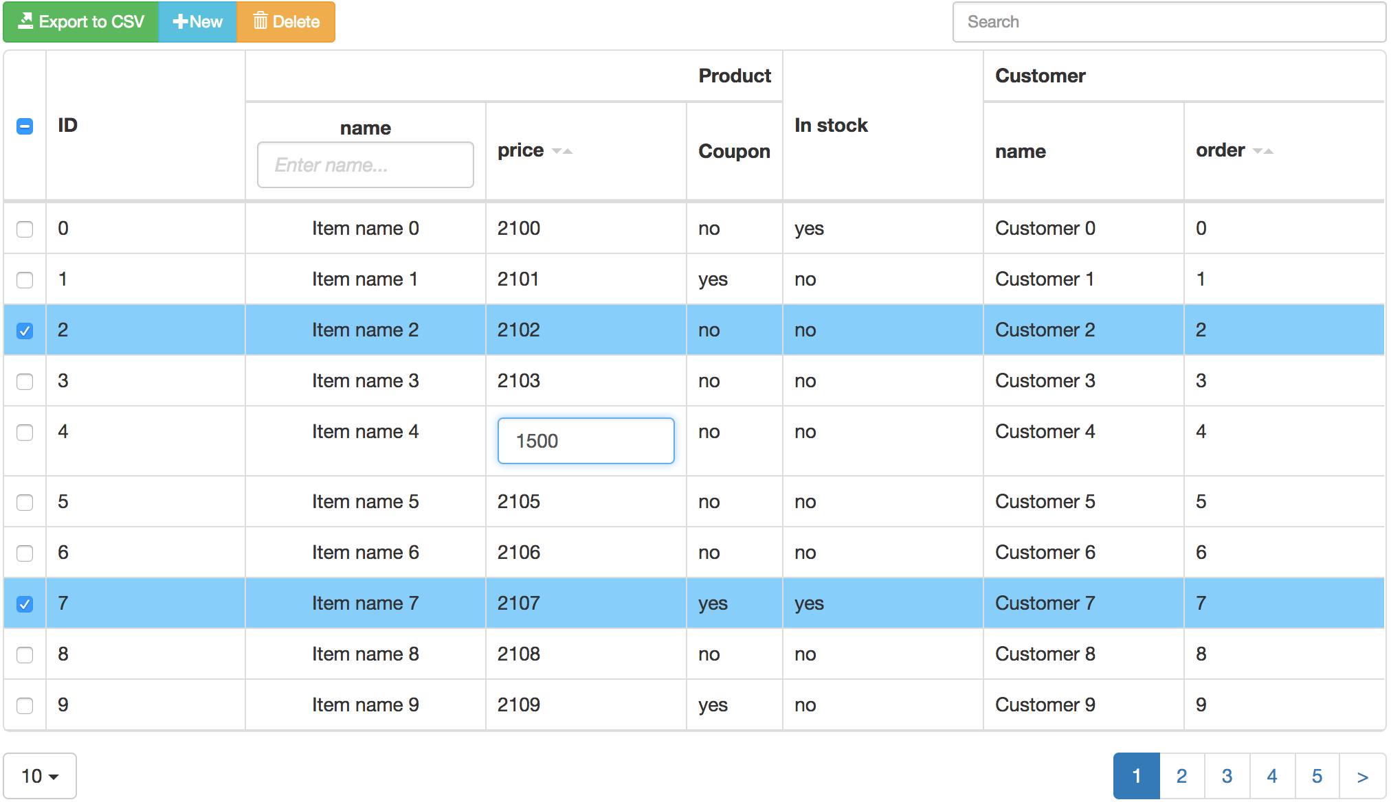 columns sm6 bootstrap builder